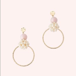 LILLY PULITZER CALIENTE STATEMENT HOOP EARRINGS